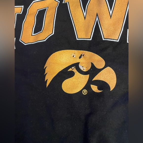 NEW-Iowa State University, long sleeve, black sweatshirt, official LM - Picture 6 of 10